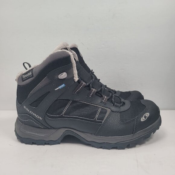 Salomon Other - Salomon Men's Thinsulate Waterproof Black Boots 643001 US Size 7.5 SAMPLE
